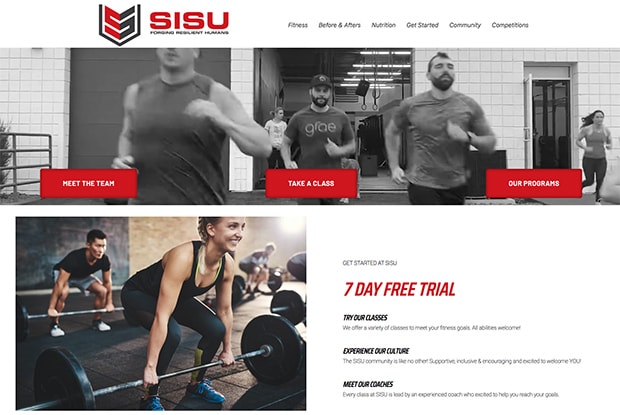 CrossFit SISU website