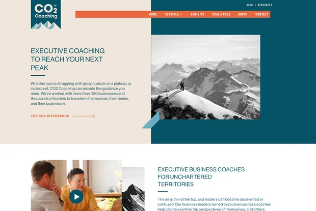 CO2 Coaching website